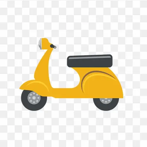 Scooter free png vector image
